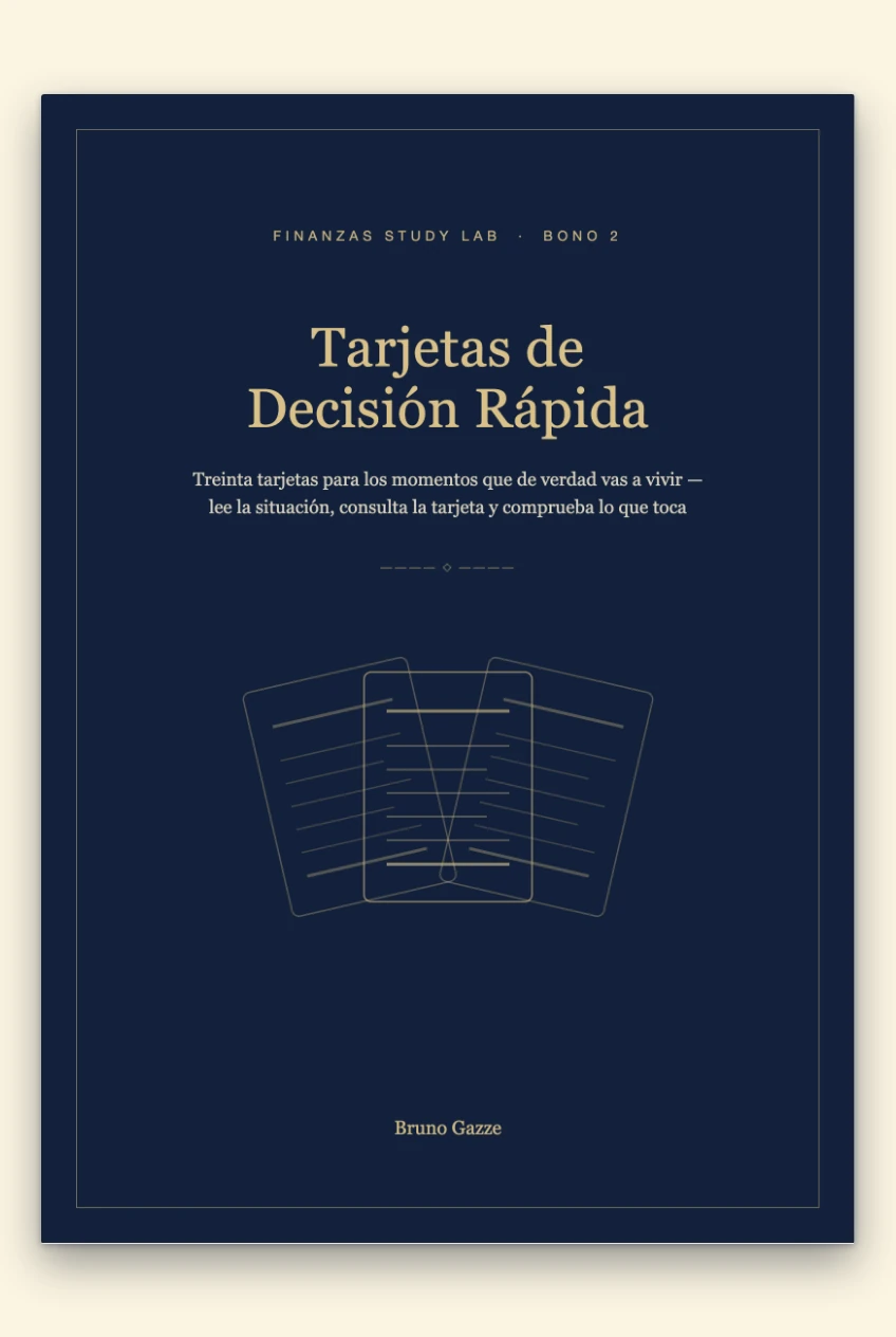 Tarjetas de Decisión Rápida: 30 tarjetas para los momentos que de verdad vas a vivir
